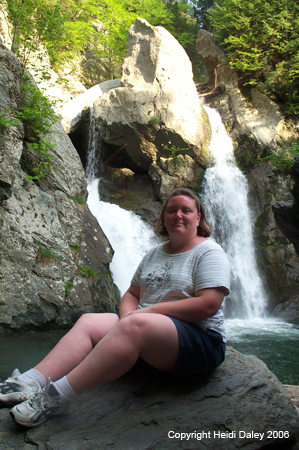 Heidi at Bash Bish Falls