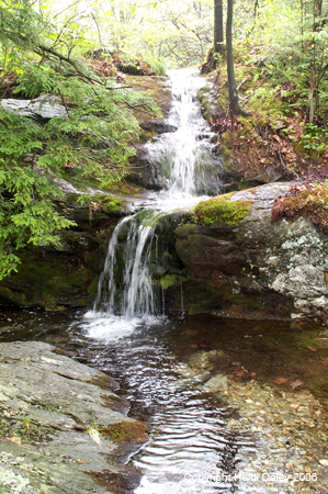 Waterfall from Trail to Brace Peak