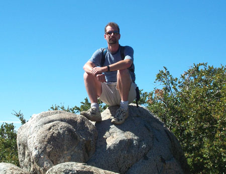 Pete at Mt Carmel Summit